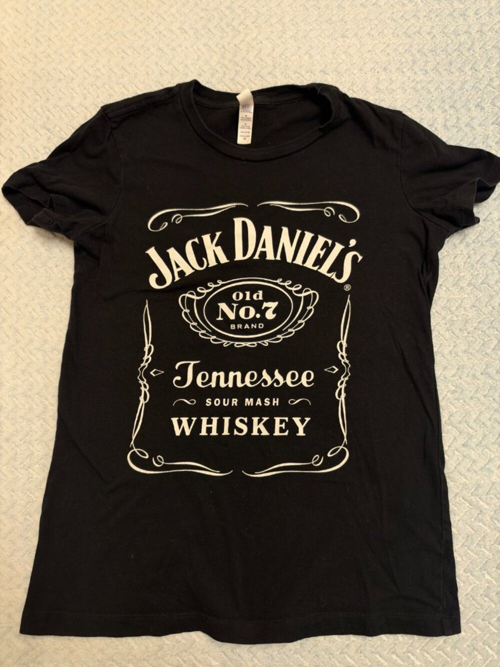 Jack Daniel's Black Graphic T-Shirt, Women's M